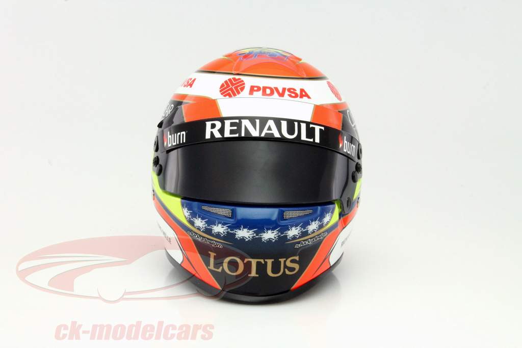 Pastor Maldonado Lotus E22 Formule 1 2014 Helm 1:2 Bell