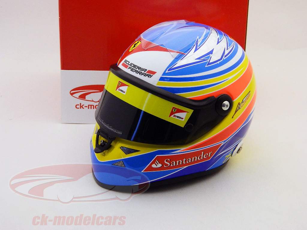Fernando Alonso Ferrari helmet formula 1 2011 1:2 Schuberth  