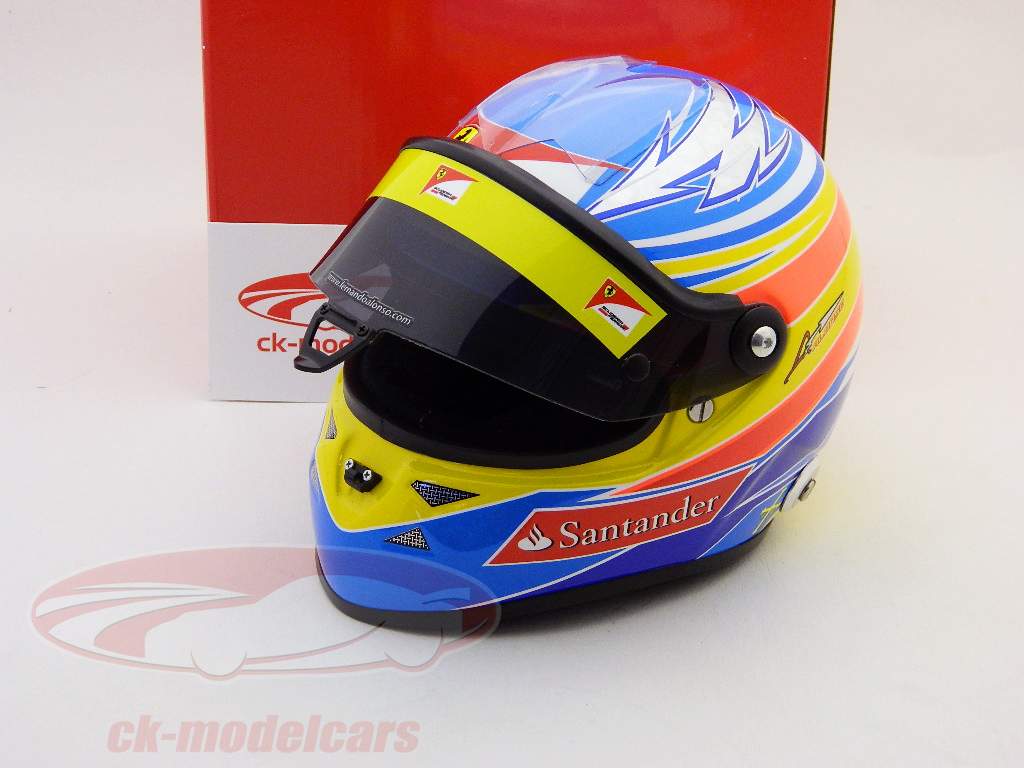 Fernando Alonso Ferrari helmet formula 1 2011 1:2 Schuberth  