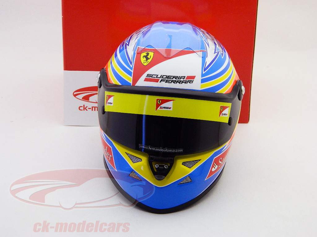 Fernando Alonso Ferrari helmet formula 1 2011 1:2 Schuberth  