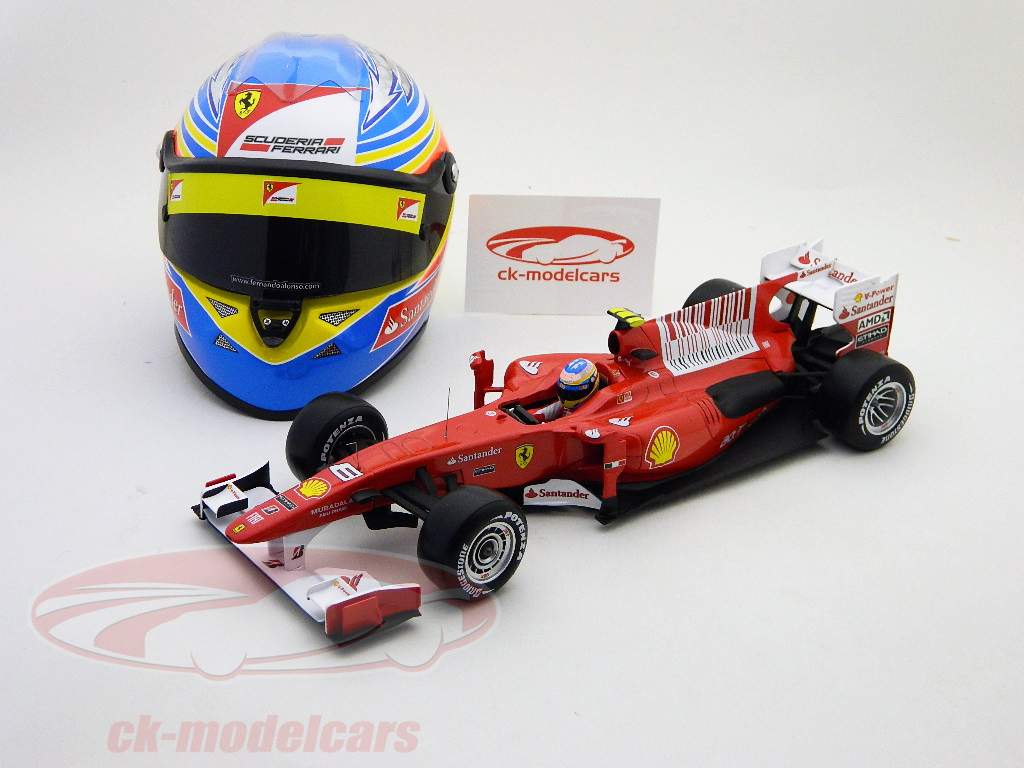 Fernando Alonso Ferrari Formule 1 2011 1:02 helm Schuberth