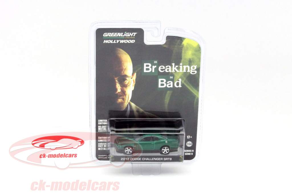 Dodge Challenger SRT8 アウト ザ 連続テレビ番組 Breaking Bad 2008-13 緑色 1:64 Greenlight
