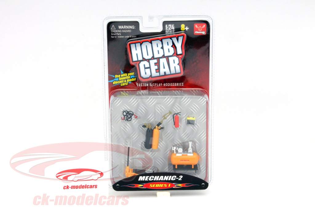 Mekaniker Set Til Modelbiler i Scale 1:24 Phoenix Toys