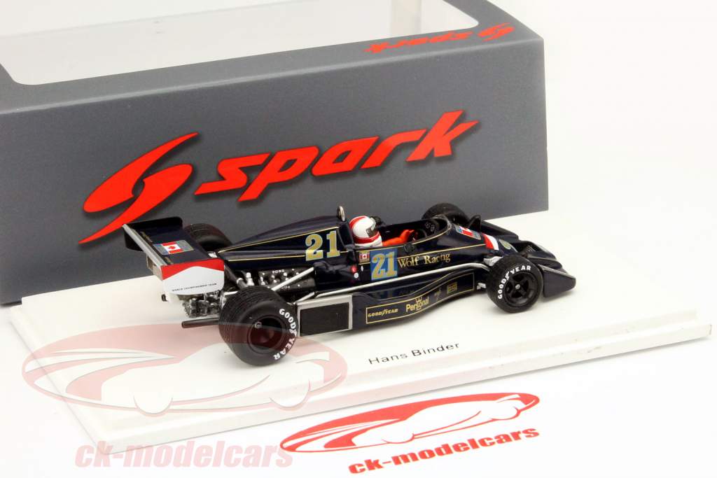 Hans Binder Williams FW05 #21 Япония GP Формула 1 1976 1:43 Spark