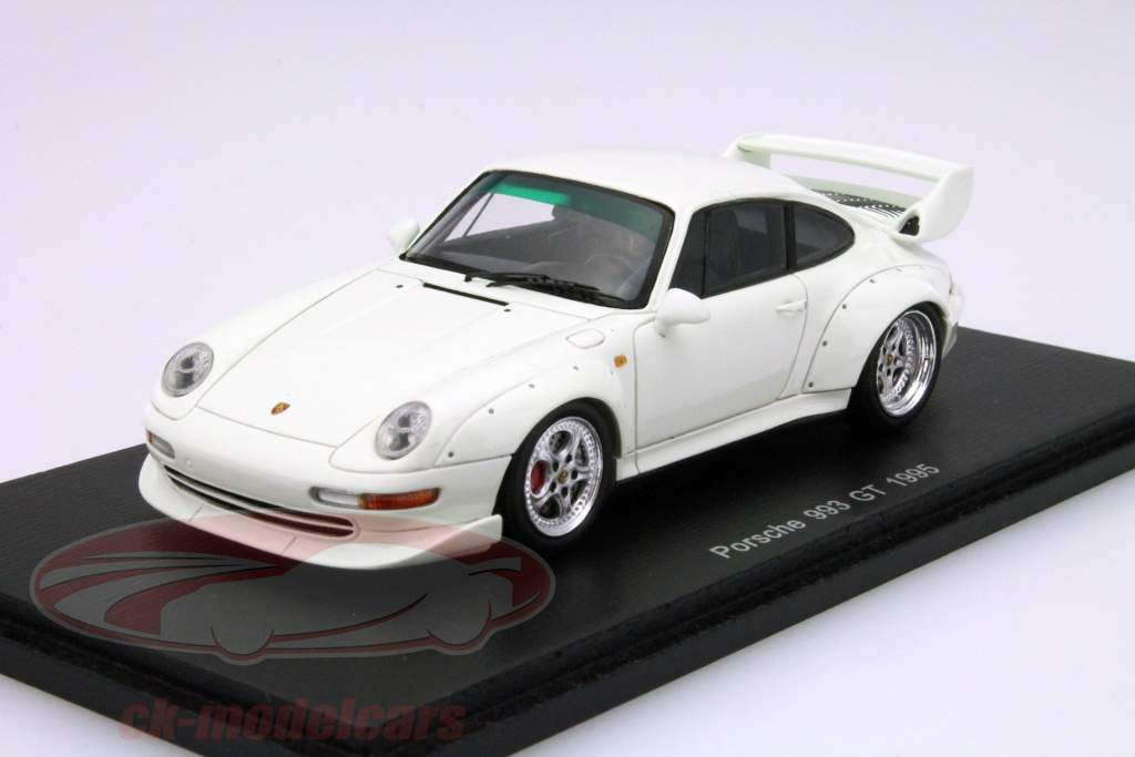 保时捷 993 GT 1995年 白色 1:43 Spark