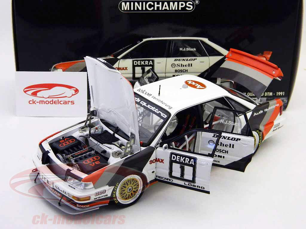 1/18 PMA アウディ V8 クワトロ DTM 1991 H.J.スタック Minichamps 1:18 Hans-Joachim Stuck Audi V8 #1 DTM 1991