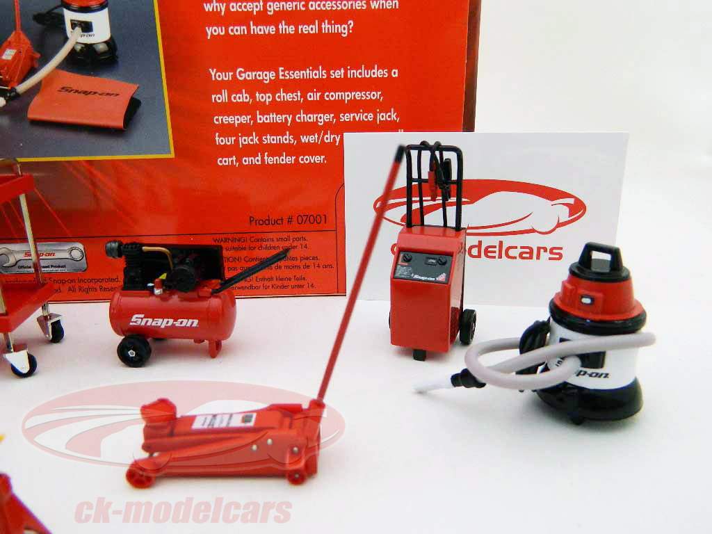 Snap-on Garage Essentials Set, Zubehör Set 1:18 TrueScale Miniatures