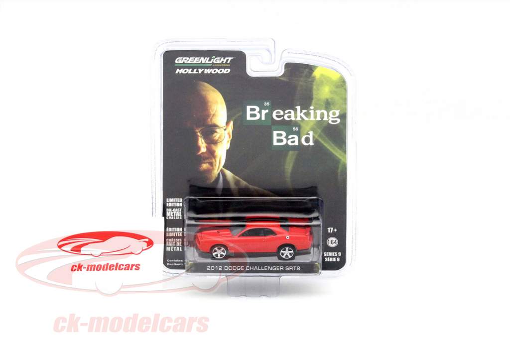 Dodge Challenger SRT8 dehors la Série TV Breaking Bad 2008-13 rouge 1:64 Greenlight