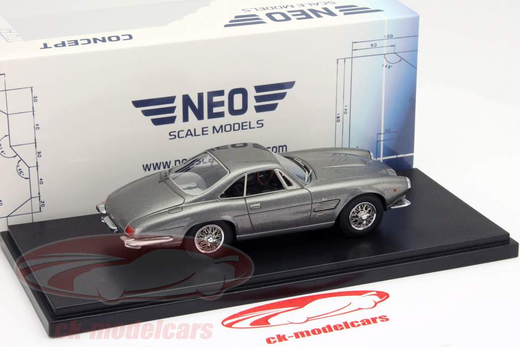 Aston Martin DB4 GT Bertone Jet Grey metallic 1:43 Neo