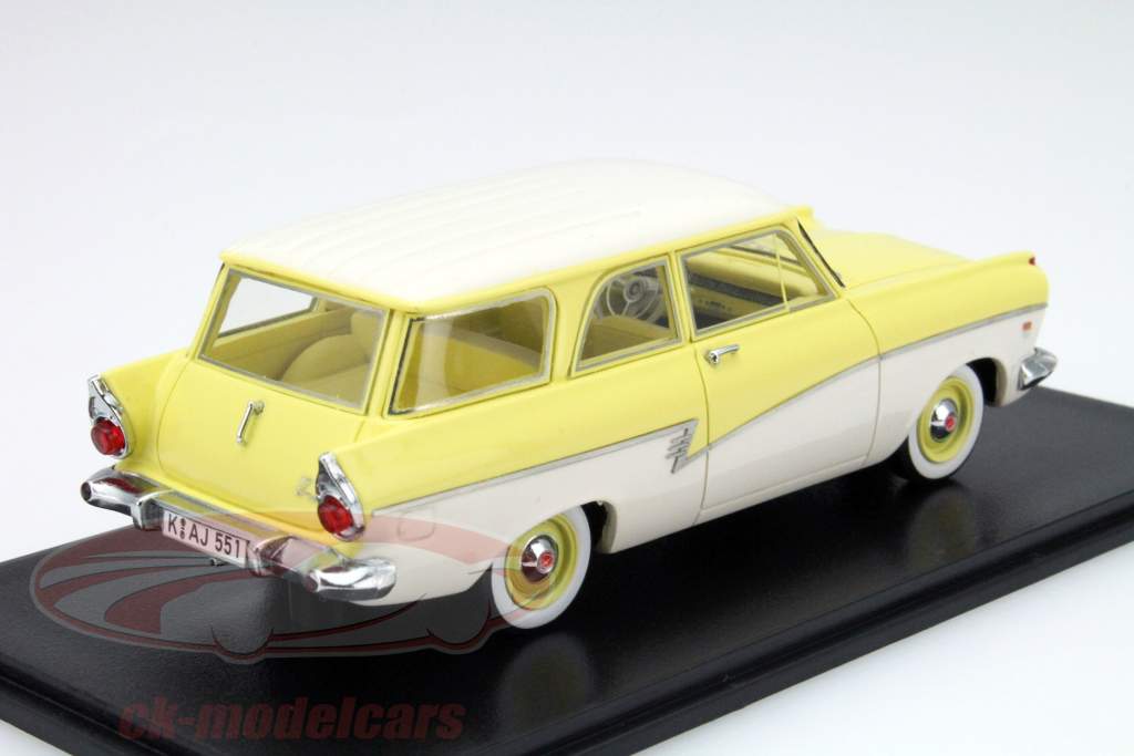 Ford P2 Turnier 黄 / ホワイト 1:43 Neo