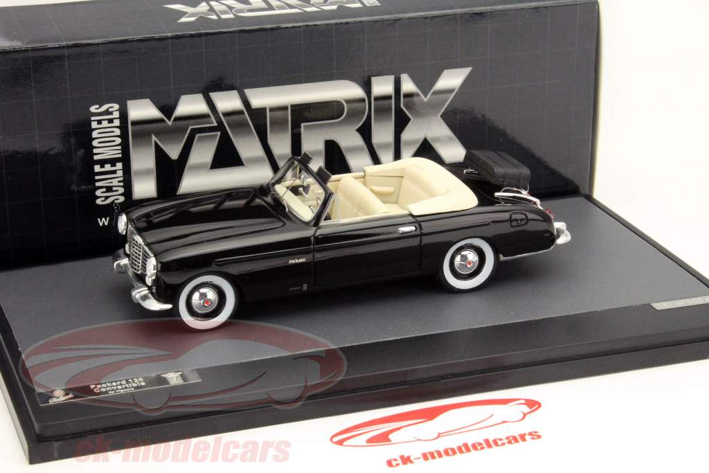 Packard 120 Vignale Convertible 年 1948 黒 1:43 Matrix