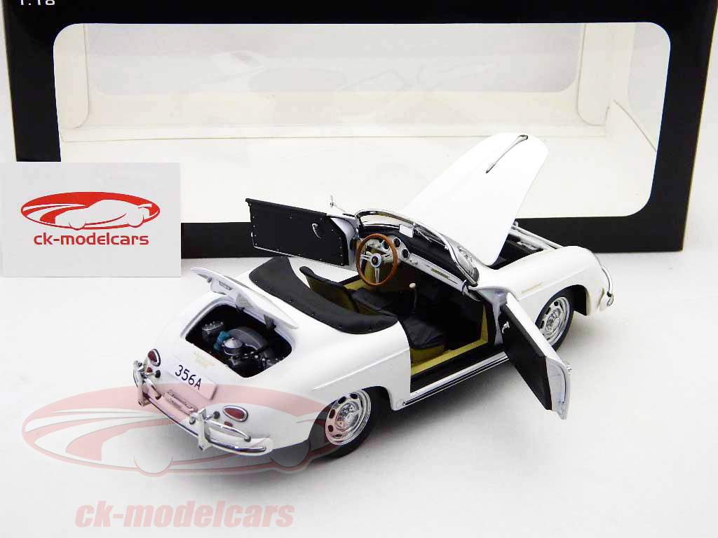 ポルシェ356Aスピードスターホワイト/ホワイト1時18分オートアート