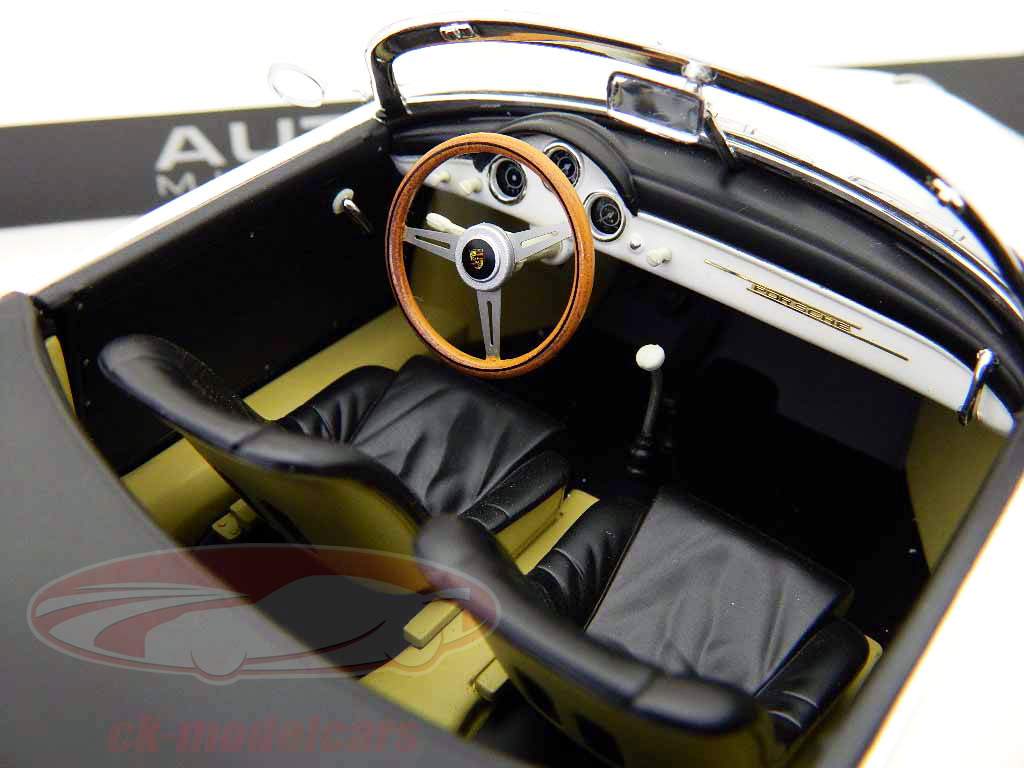 AUTOart 1:18 ポルシェ356Aスピードスターホワイト/ホワイト分