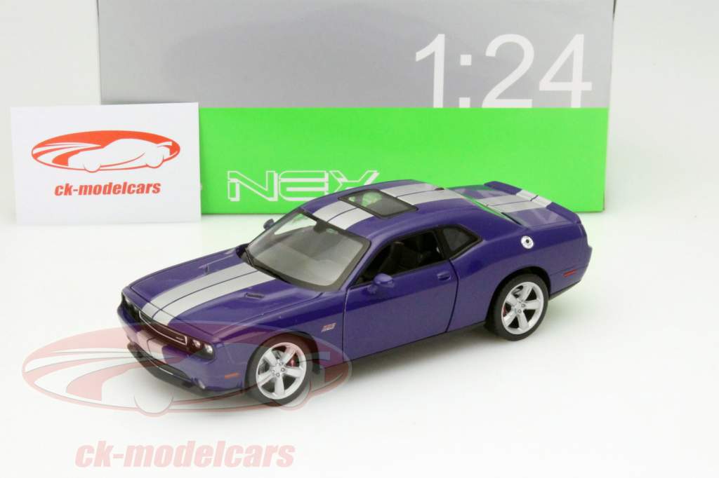 Dodge Challenger SRT purple / silver 1:24 Welly