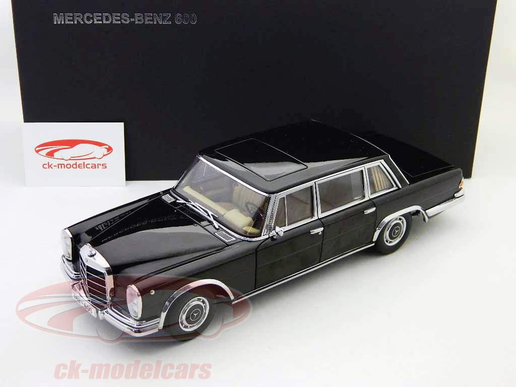 数量限定！在庫処分セール 売り切れ御免 AUTOart 1:18 メルセデス·ベンツ600 SWB（W100）プルマン黒/黒 自動車