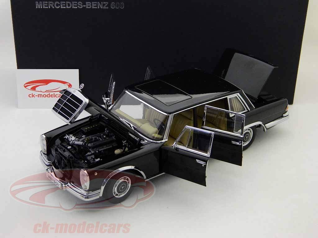 Mercedes-Benz 600 SWB (W100) Pullman nero / nero 1:18 AutoArt