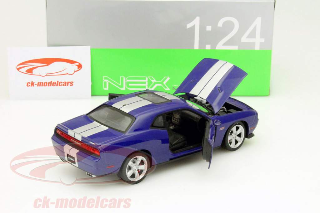 Dodge Challenger SRT pourpre / argent 1:24 Welly