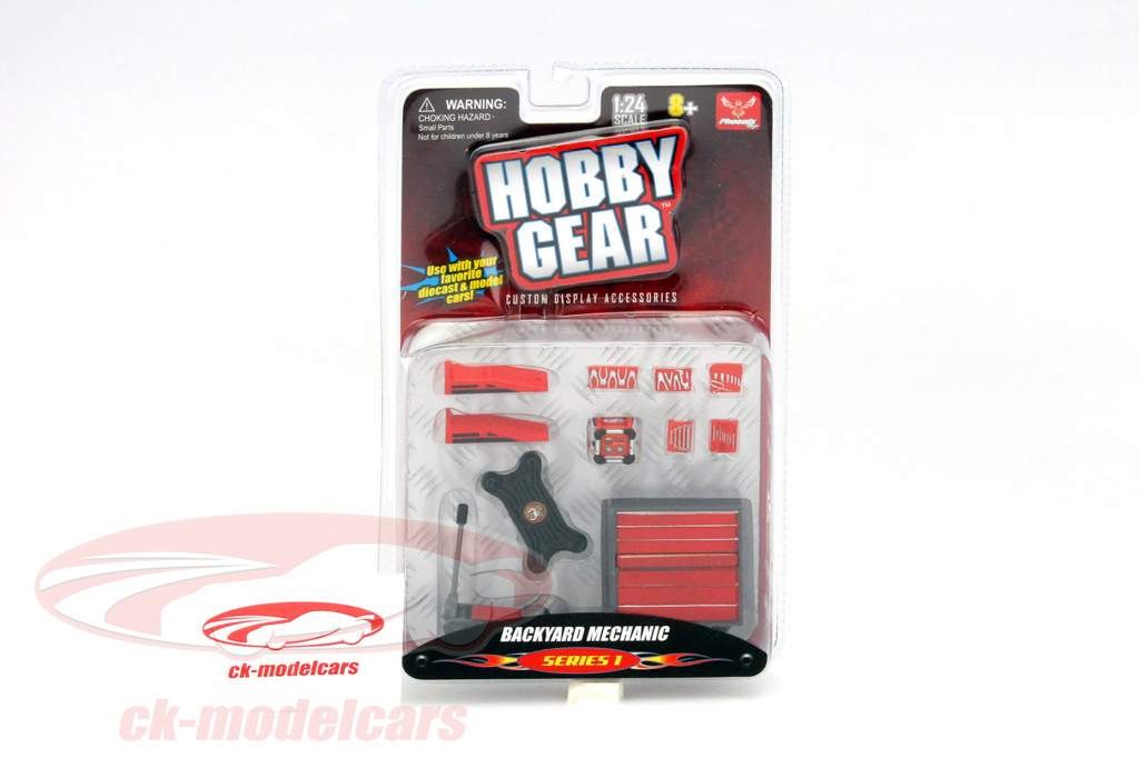 裏庭 メカニックセット のために モデルカー で スケール 1:24 Phoenix Toys