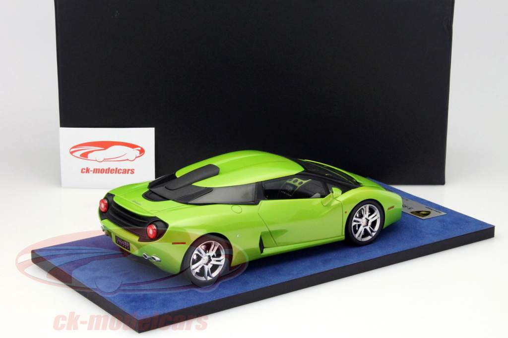 Lamborghini 5-95 Zagato ithaca groen met zilver Velgen 1:18 LookSmart