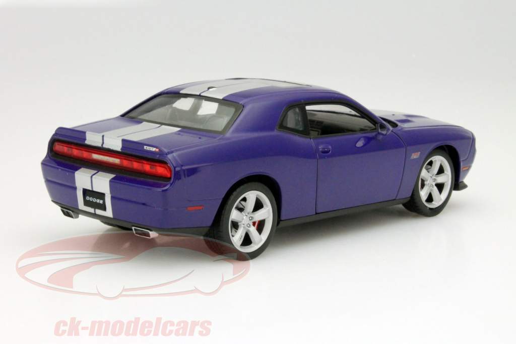 Dodge Challenger SRT pourpre / argent 1:24 Welly
