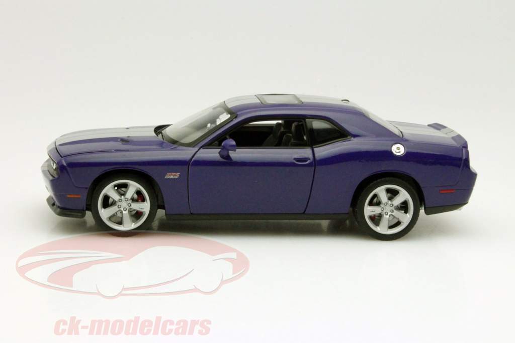 Dodge Challenger SRT pourpre / argent 1:24 Welly