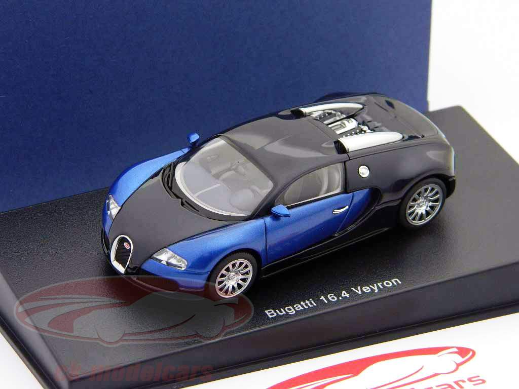 Bugatti EB 16.4 Veyron black blue / schwarz blau 1:43 AutoArt