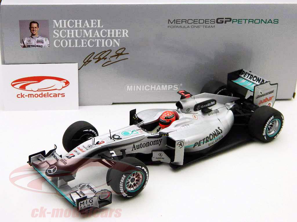 Minichamps 1:18 M. Schumacher Mercedes GP W01 formula 1 2010