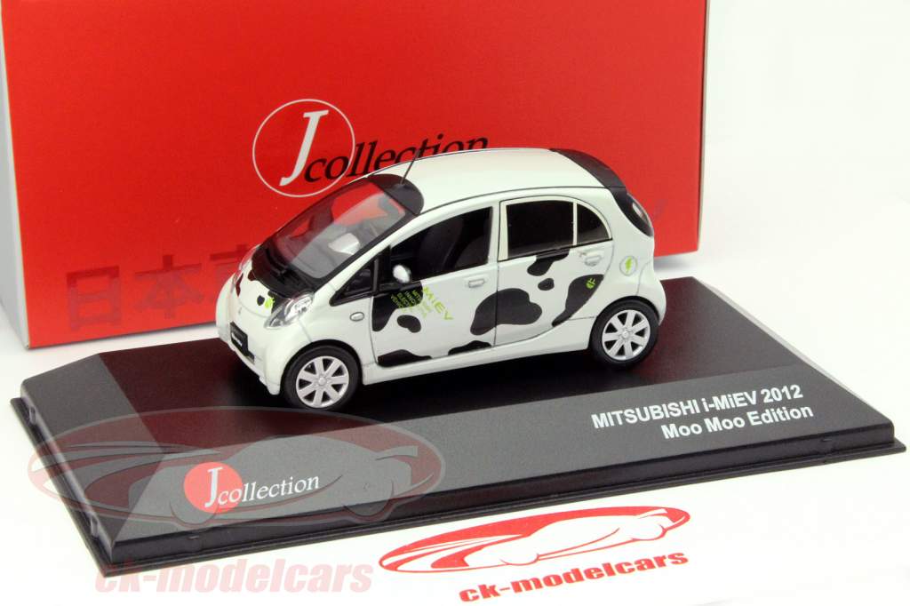 Mitsubishi i-MiEV Moo Moo エディション 2012 黒 / ホワイト 1:43 JCollection