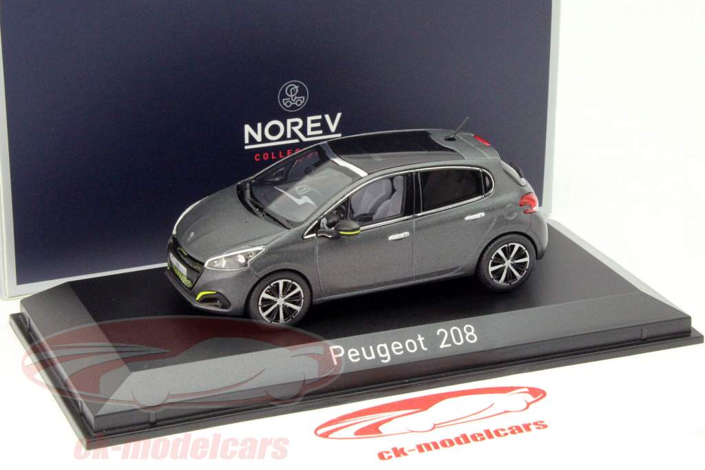 标致 208 2015年 深灰色 1:43 诺威尔 Norev