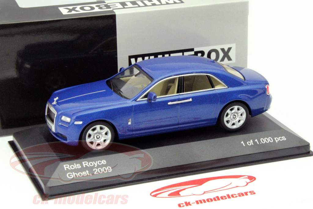 Rolls Royce Ghost Anno 2009 blu 1:43 WhiteBox