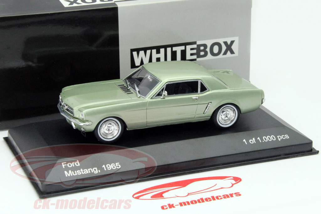 福特 野马 1965年 浅绿色 1:43 WhiteBox