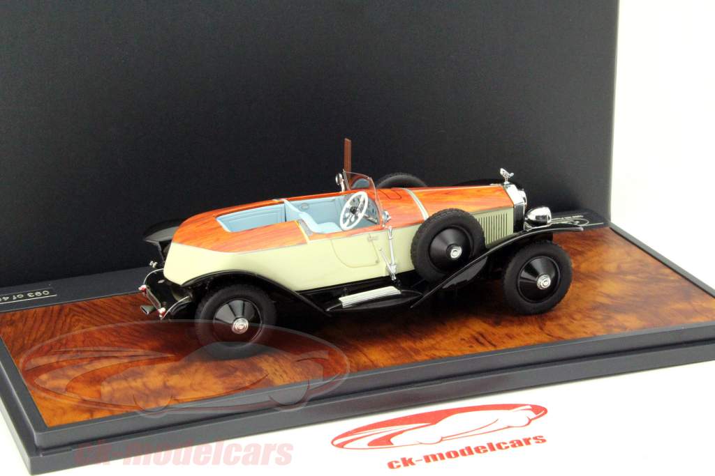 Rolls Royce Phantom Barker Torpedo Год 1925 бежевый / черный 1:43 Matrix