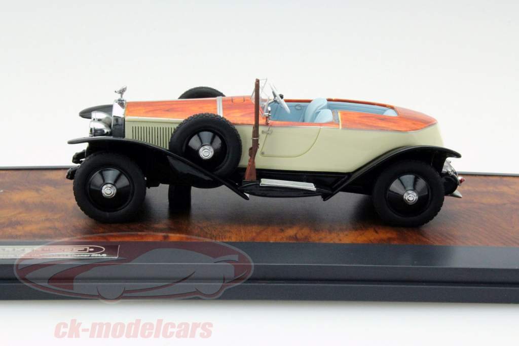 Rolls Royce Phantom Barker Torpedo Year 1925 beige / black 1:43 Matrix