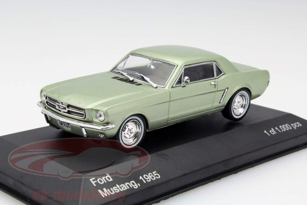 福特 野马 1965年 浅绿色 1:43 WhiteBox