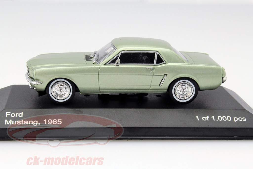 Ford Mustang 年 1965 ライム 1:43 WhiteBox