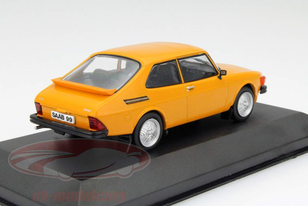 Saab 99 Turbo Combi Coupe 年 1977 オレンジ 1:43 WhiteBox