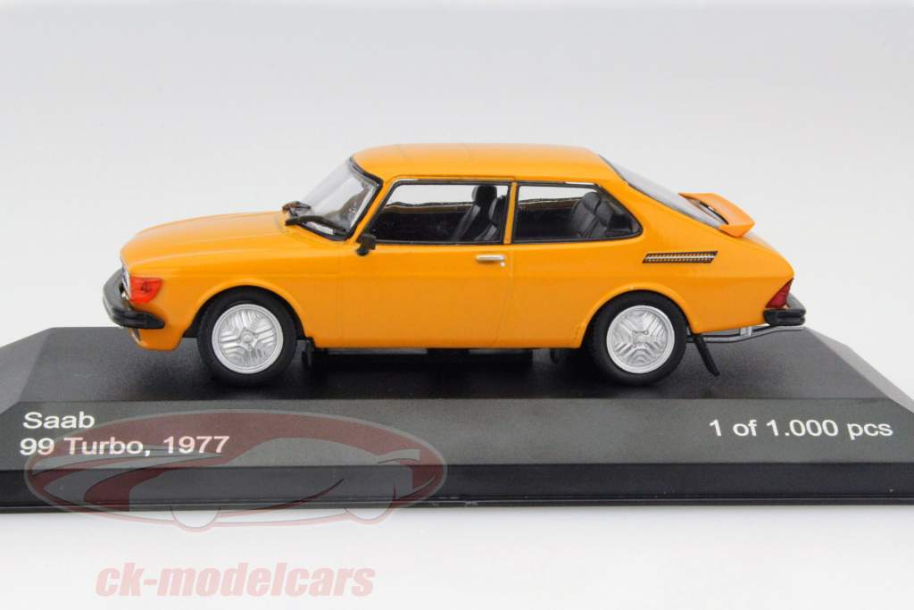 Saab 99 Turbo Combi Coupe 年 1977 オレンジ 1:43 WhiteBox