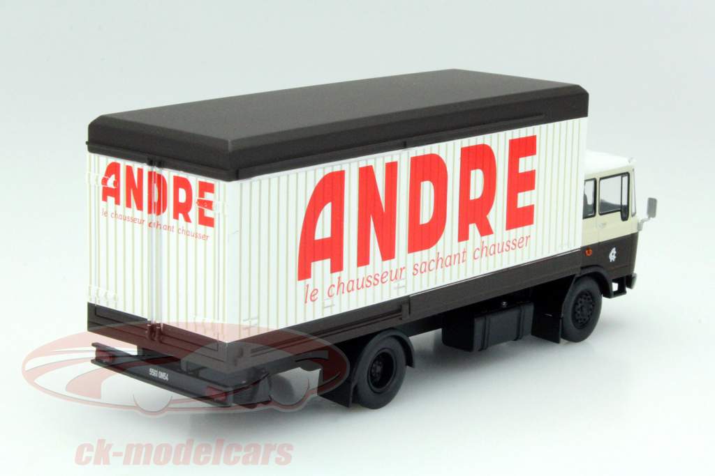 DAF 运输车 Andre 白 / 褐色 1:43 Ixo