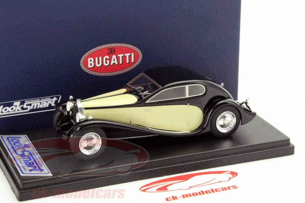 Bugatti 50T Superprofilee 黒 / ポリッシュ 1:43 LookSmart