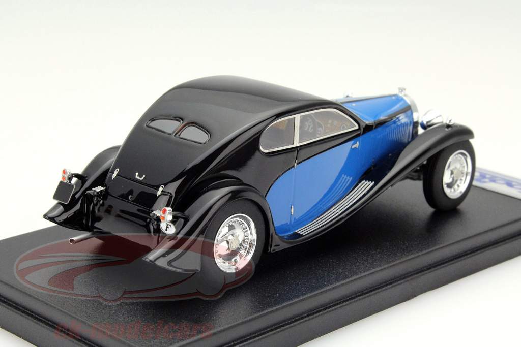 Bugatti 50T Superprofilee zwart / blauw 1:43 LookSmart