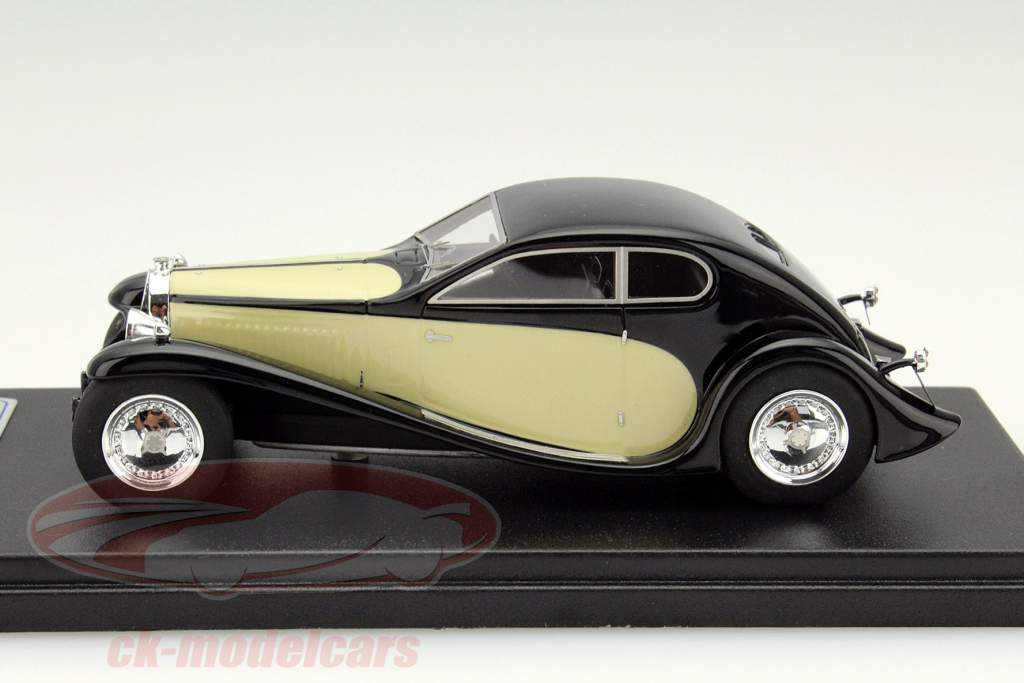 Bugatti 50T Superprofilee 黒 / ポリッシュ 1:43 LookSmart