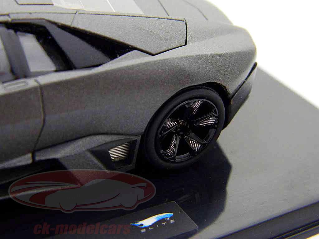 1時43 HOTWHEELSエリートランボルギーニレヴェントンマットグレー/グレー