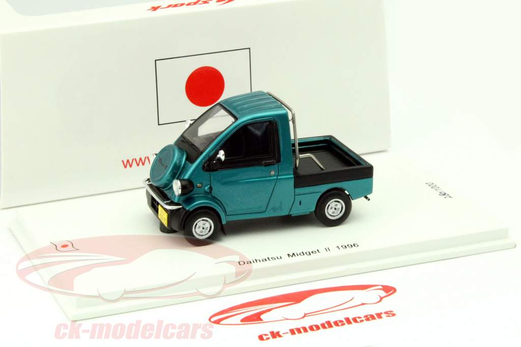 Spark 1:43 Daihatsu Midget II Year 1996 dark turquoise SJ030