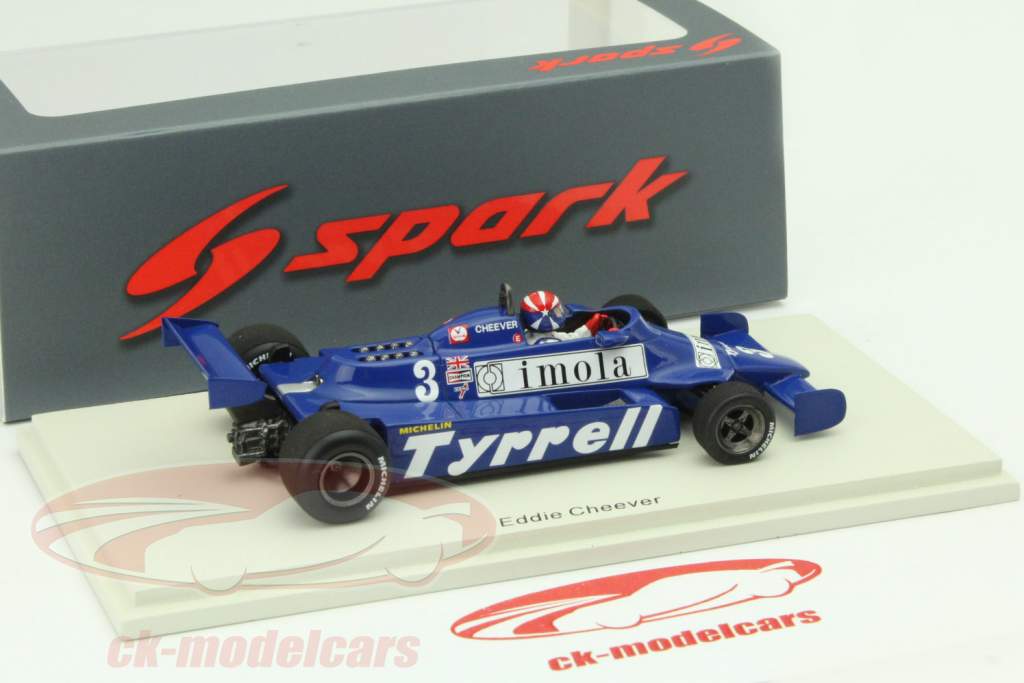 Eddie Cheever Tyrrell 010 #3 Monaco GP Formula 1 1981 1:43 Spark