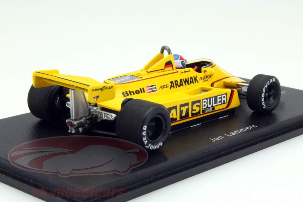 Jan Lammers ATS D4 #9 Long Beach GP Formula 1 1980 1:43 Spark