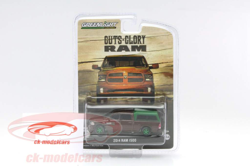 Dodge Ram 1500 Anno 2014 marrone / verde 1:64 Greenlight