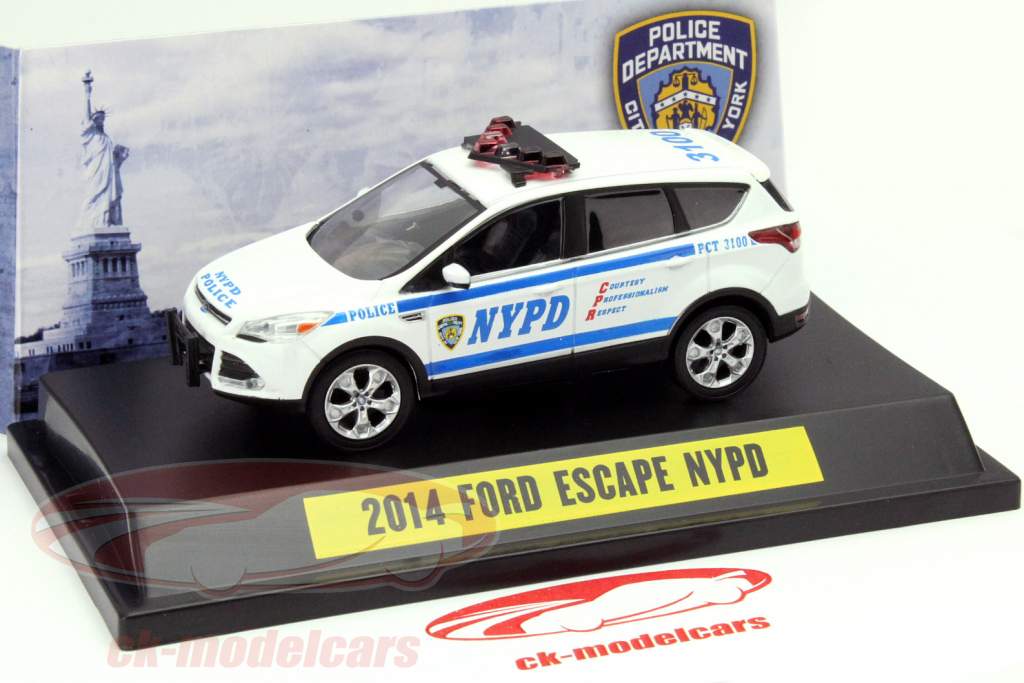 Ford Escape NYPD Ano 2014 1:43 Greenlight