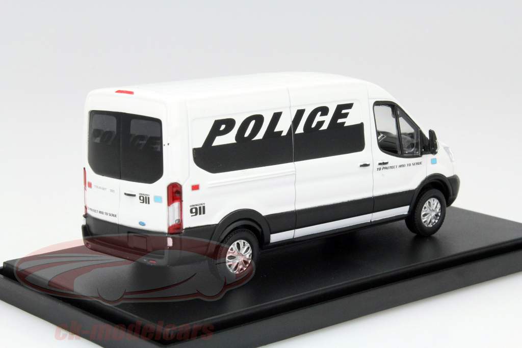 Ford Transit Police Truck Year 2015 1:43 Greenlight