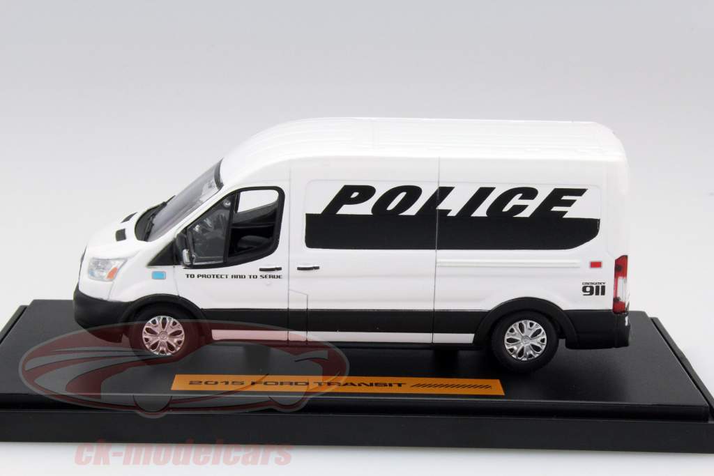 福特全顺 (Transit) 警方运输车 2015年  1:43 绿光 Greenlight