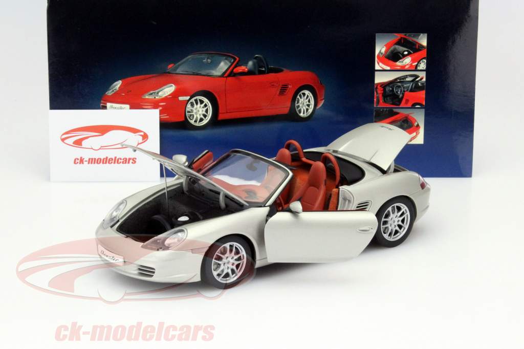 Porsche Boxster 986 Cabriolet plata 1:18 AUTOart